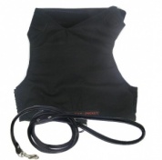 Black Soft Cat Harness and Walking Lead